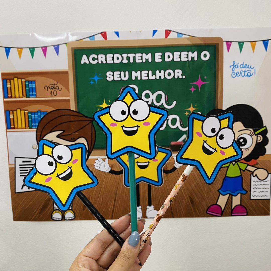 Kit motivacional para os alunos em dia de prova.