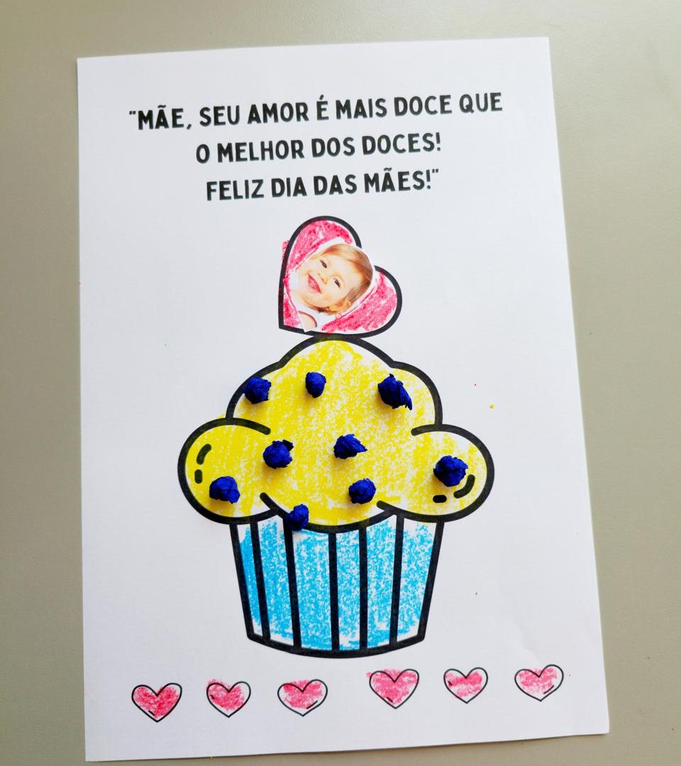 Mãe doce cupcake